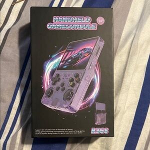 Purple Handheld Retro Game Console
